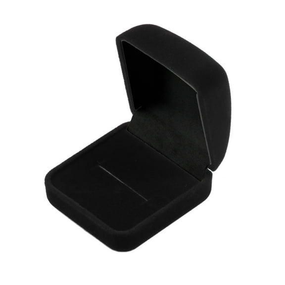 Huhudde Velvet Ring Box Brooch Organizer Velvet Small Jewelry Display Box Easy to Carry
