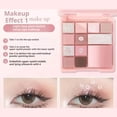 thumbnail image 2 of 12 Color Powder Blusher Powder Fog Eye Shadow Matte Color All-in-one Earth Highlight Girl Plate, 2 of 8
