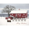 thumbnail image 3 of Deiter, Lori 14x12 Black Modern Framed Museum Art Print Titled - Country Merry Christmas, 3 of 5