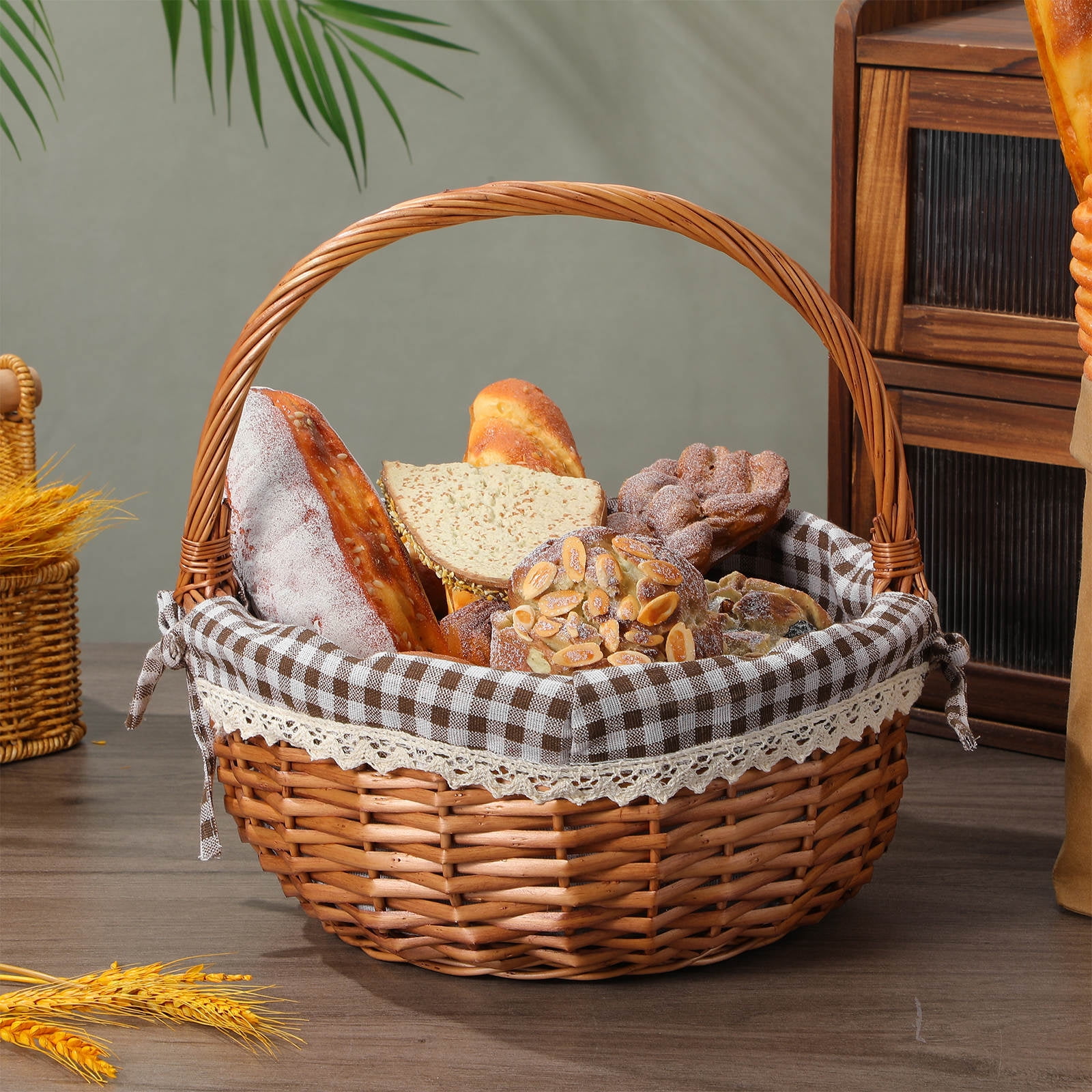 PENIKOKO Storage Baskets for Household Use and Easter Celebration in Brown 1Pcs