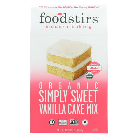 Foodstirs Simply Sweet Vanilla Cake Dry Baking Mix, 20 oz