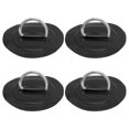 thumbnail image 1 of Peahefy Inflatable Boat D‑Ring Buckle, Sturdy Soft Rubber Core Inflatable Boat D‑Ring Pad For PVC Inflatable Boat Raft, Dinghy, Kayak, Canoe, Surfboard, 1 of 8