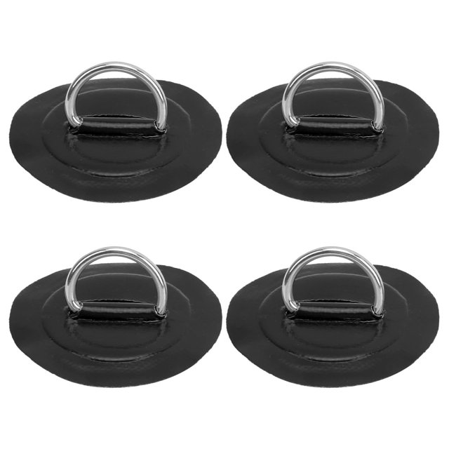 Peahefy Inflatable Boat D‑Ring Buckle, Sturdy Soft Rubber Core Inflatable Boat D‑Ring Pad For PVC Inflatable Boat Raft, Dinghy, Kayak, Canoe, Surfboard