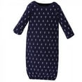 thumbnail image 4 of Hudson Baby Infant Boy Cotton Gowns, Sailor Whale, Preemie-Newborn, 4 of 5