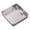 Silver2, variant on Stainless Steel Roasting Pan – Broiler Pan with Grill Rack Set, Nonstick Rectangular Roaster for Cooking & Baking, 10.1x10.1x2 Inch Oven Tray for Turkey, Chicken, Vegetables
