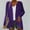Purple, variant on AOOCHASLIY Clothes Trendy Women Tops Fashion Women Long Sleeve Solid Color Loose Cardigan Knit Jacket Tops