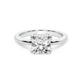 thumbnail image 3 of IGI Certified 4 Carat Radiant Shape Lab Grown Diamond Engagement Ring | 14K White Gold | Mabel Petal Solitaire Diamond Ring | FG-VS1-VS2 Quality Friendly Diamonds, 3 of 6