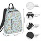 thumbnail image 2 of Balery Rabbit Burger Coffee Mochila ligera para hombre y mujer: duradera e impermeable, ideal para la escuela, el trabajo, viajes y uso diario., 2 of 7