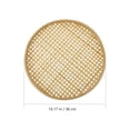 thumbnail image 5 of Raindrops Sushi Game Bamboo Sieve Serving Sieve Multi-purpose Basket 36X36X1.5CM, 5 of 8