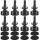 thumbnail image 1 of M10 Set of 8 Adjustable Feet for Furniture Straighteners, Adjustment Screws, Adjustment Feet with Knock-in Nut for Wooden Furniture Legs, 1 of 5