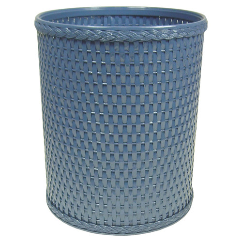 Chelsea Collection Decorator Color Round Wicker Wastebasket - image 2 of 7
