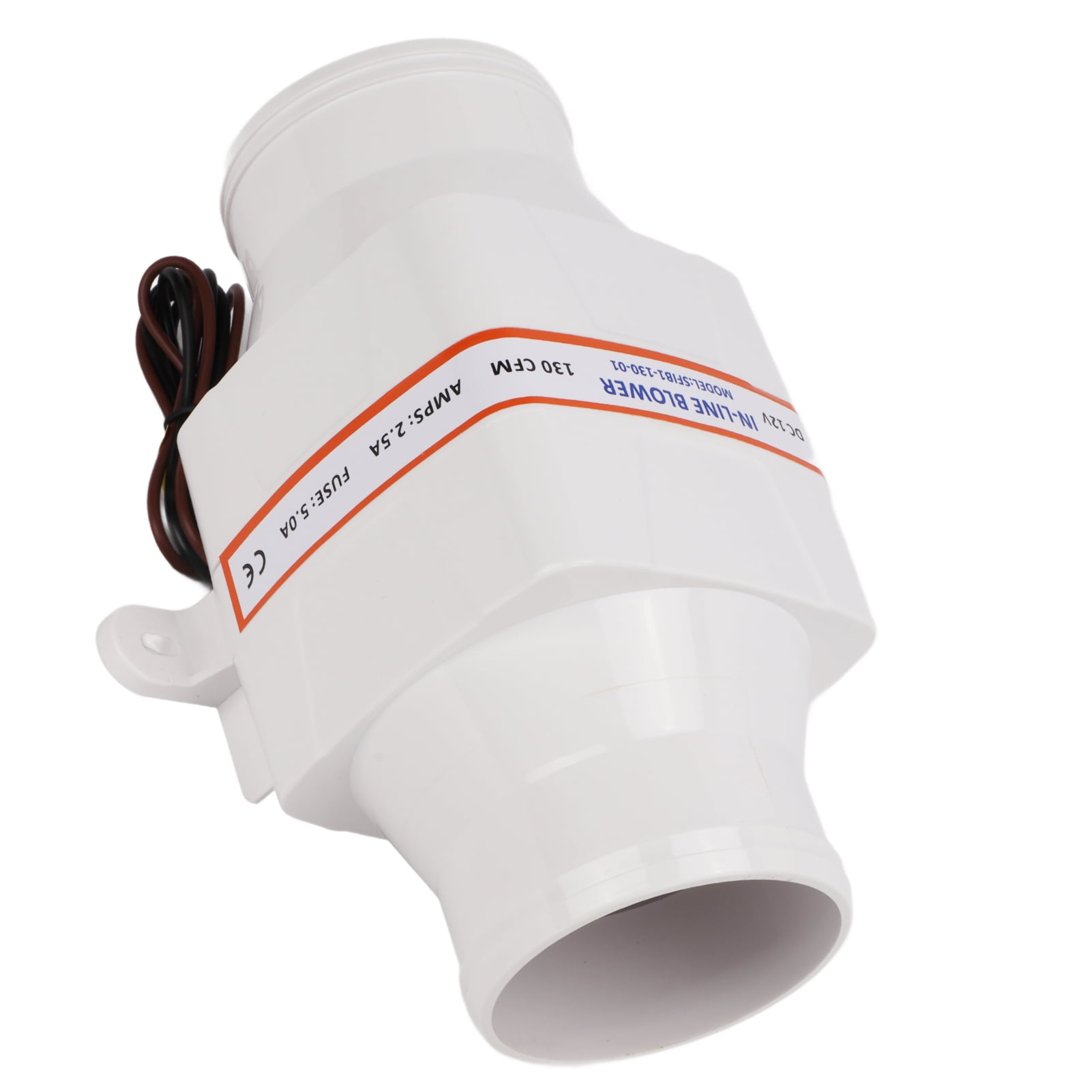 Marine Blower, 12V Moistureproof 3 Inch Waterproof In Line Marine Bilge