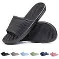 thumbnail image 2 of Mepaouo Shower Slippers for Women Men Quick Drying Slide Sandals Non Slip Bathroom House Shoes, 2 of 6