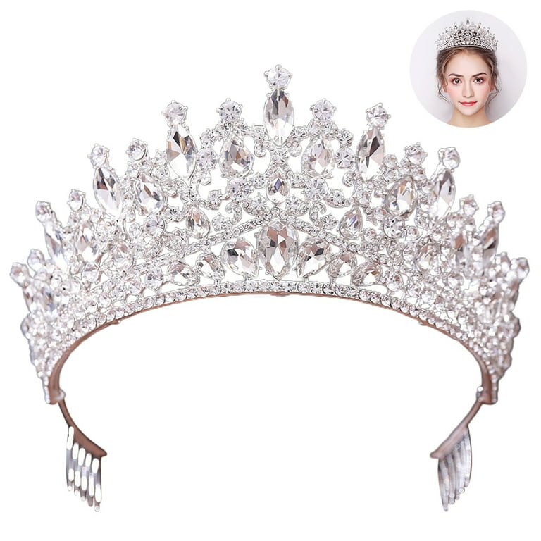 Elegant Alloy Wedding Tiara With Rhinestones Elegant Alloy Wedding Tiara With Rhinestones