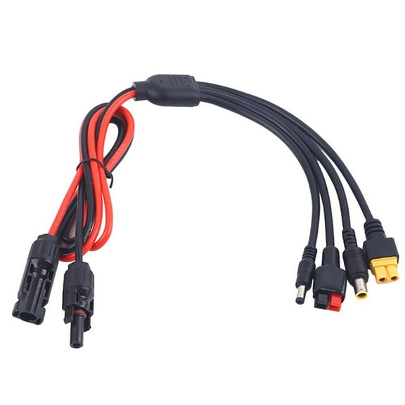 For ECOFLOW River Solar Adapter Kit 12AWG-18AWG Wires 140W18V Compatibility