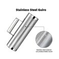 thumbnail image 3 of Musical Instrument Stainless Steel 30.48x10.16cm Percussion Instrument With Scraper Metal Shaker Cu, 3 of 5