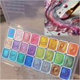 thumbnail image 1 of HLONK Shifting Watercolor Painting Set Watercolor Painting Set Color Shifting Watercolor Paint Set Colourful Painting Kit Model Metallic Pearlescent Watercolor Paint for Art Painting (60c, 1 of 7