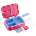 thumbnail image 1 of Binwennn Student Worker Microwave Heated Lunch Detachable Partition Silicone Sealed Lunch Self Contained Tableware Portable Lunch Divided Snack Containers Kitchen Scraps Container Rice Storage Storage, 1 of 6