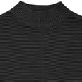 thumbnail image 6 of Women's Sweaters Pullover Cropped Casual Knit Y2K Trendy Summer Concert Clothing Women's Knit Pullover Sweater Casual Loose Fit Semi High Neck Solid Color Basic Top For Fall Winter Comfort Wear, 6 of 8