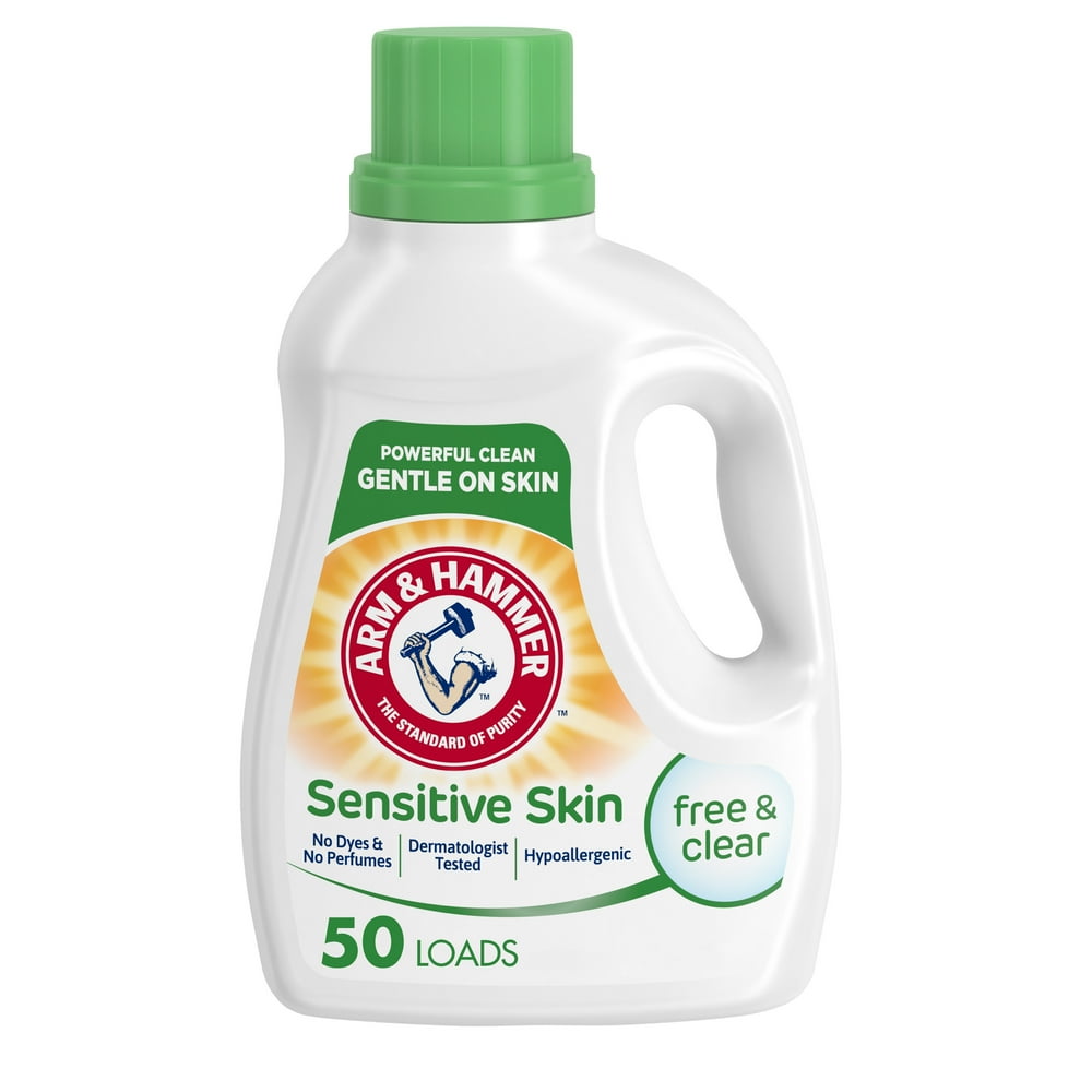 Arm & Hammer Sensitive Skin Free & Clear, 50 Loads Liquid Laundry
