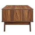 thumbnail image 3 of Coffee Sofa Side Table, Walnut, Wood, Living Kitchen Cafe Bistro Hospitality Restaurant, Modern Contemporary HB34350, 3 of 8