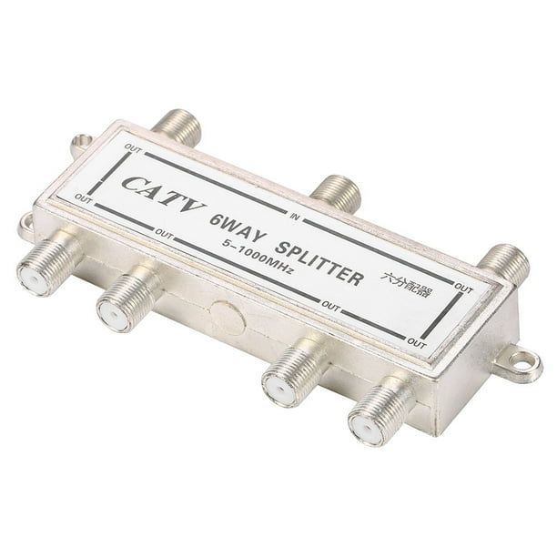 LYUMO 6 Way Coax Cable Splitter 5-1000MHz CATV TV Antenna Coaxial ...