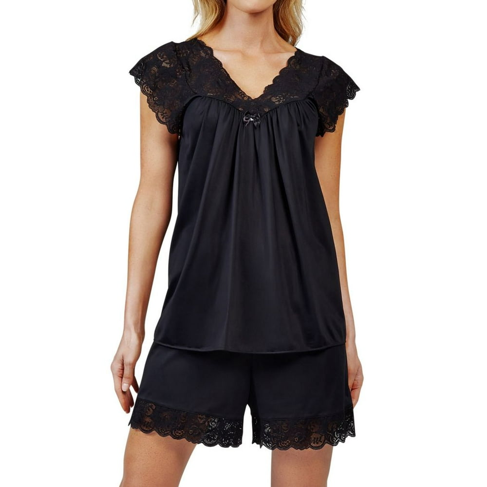 Shadowline Women's Shadowline 74150 Twilight Nylon Tricot Short PJ