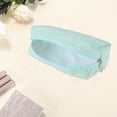 thumbnail image 3 of Unique Bargains 1 Pc Lady Portable Rectangle Makeup Bag for Vacation Green Polyester, 3 of 6