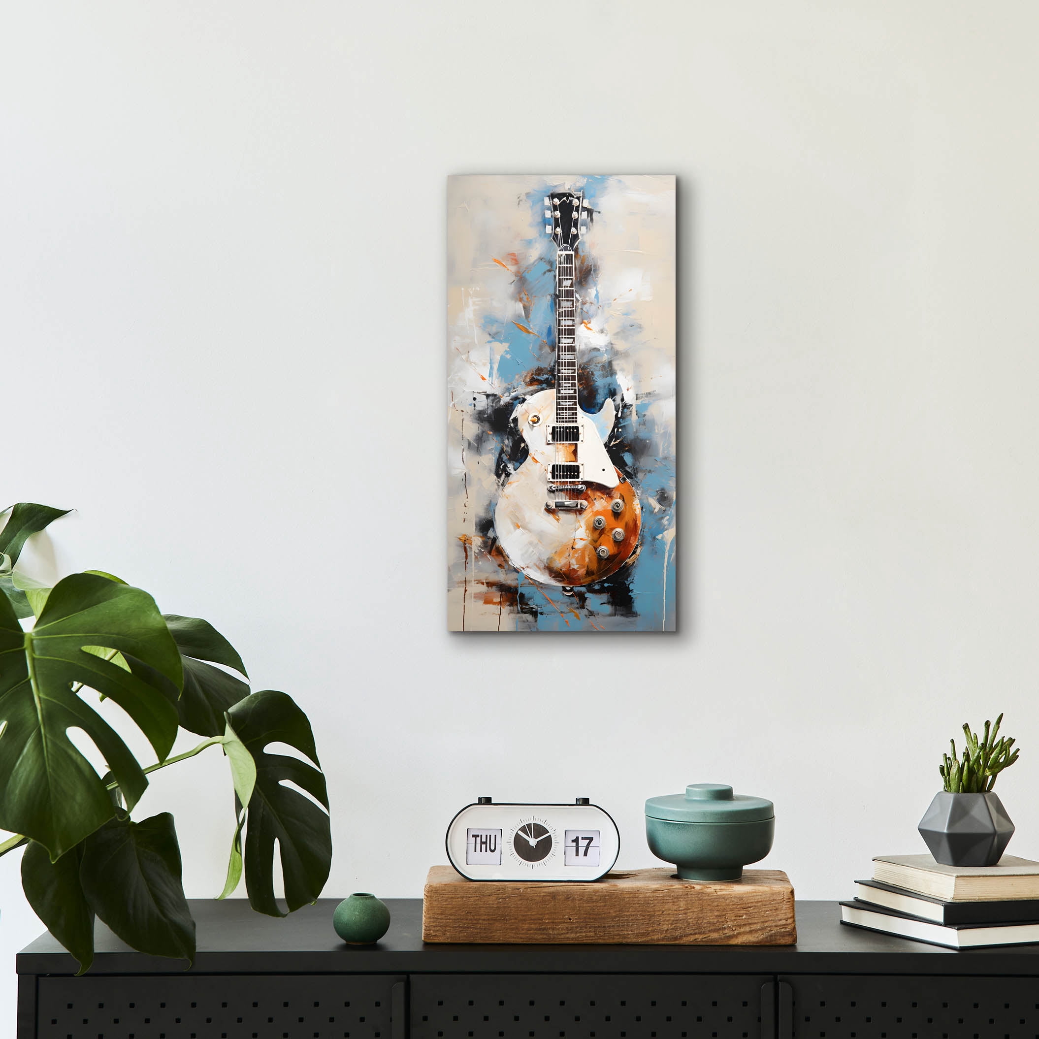 Epic Art 'Les Paul 8'  by Sean Parnell Acrylic Glass Wall Art, 12" x 24"