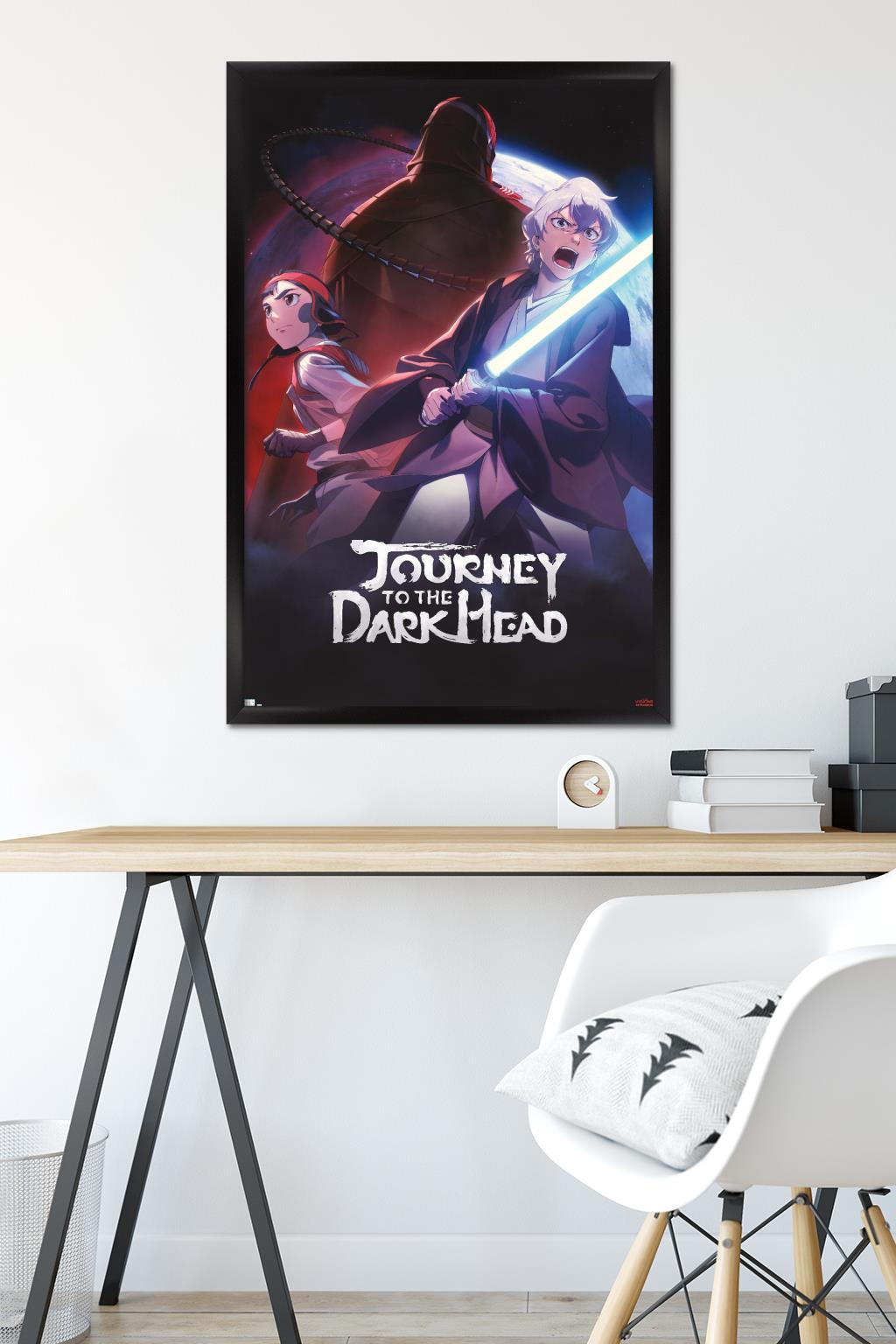 Star Wars: Visions Season 2 - Journey To The Dark Head Wall Poster, 22.375" x 34" Framed