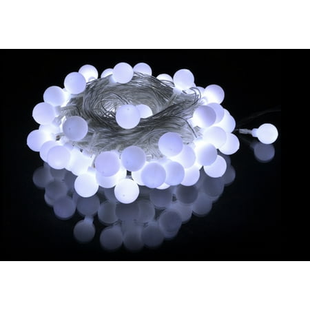 100 Led 32.8ft Linkable Globe Round Ball Fairy Light Indoor String Lights for Christmas, Wedding ...
