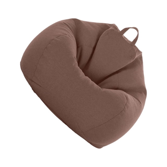 Cubierta de silla Puff sofá Naiovety para sala de estar Marrón Piedra original