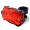 thumbnail image 3 of Waterproof Bike Bicycle Cycling 5 LED Night Safety Flashing Rear Tail Light Lamp, 3 of 6