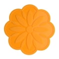thumbnail image 1 of 2 Pack Silicone Trivet MatHot Pads For Pots & Pans, Spoon Rest & Coasters Heat Resistant Non Slip Flexible & Durable - Orange, 1 of 6