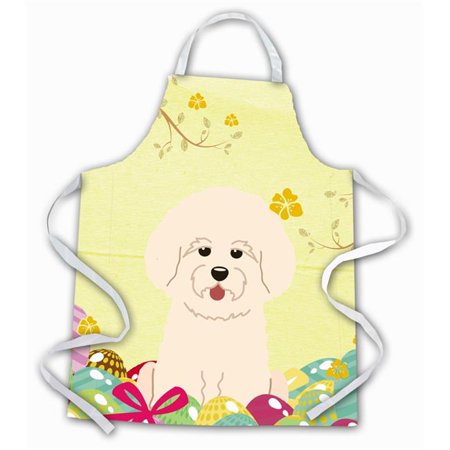 

Easter Eggs Bichon Frise Apron