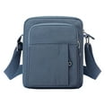 thumbnail image 2 of Bolso Bandolera de Nailon para Mujer | Bolsa Ligera E Impermeable para Móvil, Informal, con Múltiples Compartimentos y Correas Ajustables | Bolsa de Viaje para La Compra Diaria (22 X 18 X 10 Cm), 2 of 3