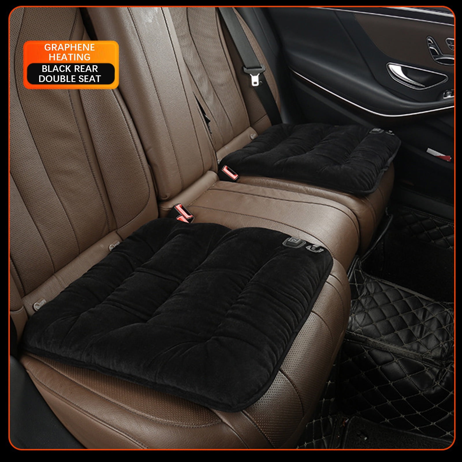 COFEST Graphene Heated Car Seat Cushion Winter 12V Seat Cushion
