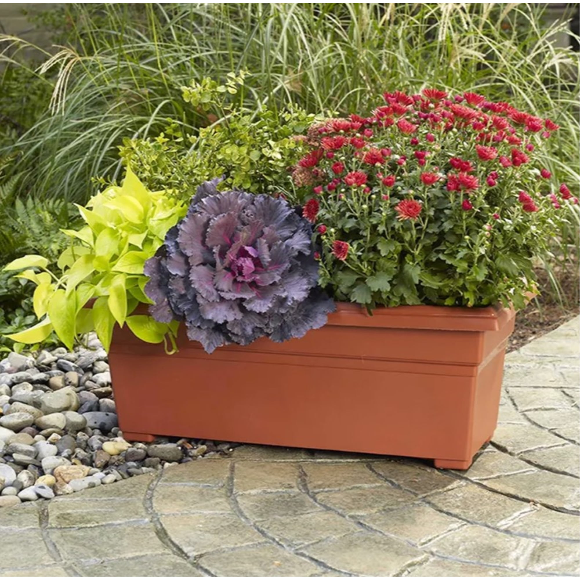 Root & Vessel Countryside Patio Planter, Terra, 27"