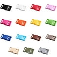 thumbnail image 6 of Cheers.US 10Pcs Plastic-Buckles Clips Release Colorful Adjustable Colored Quick Release Buckles for 25mm Webbing Strap, 6 of 7