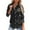 Black, variant on Kureaily Women's Lapel Long Sleeve Linen Button Solid Color Slim Fit Shirt Button Down Shirts