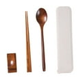 thumbnail image 4 of GOOHOCHY Portable Tableware Set with Case for Camping Travel Made of Composite Materials Assorted Pieces, 4 of 8