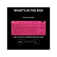 thumbnail image 2 of Logitech G PRO X TKL RAPID Tenkeyless Wired Gaming Keyboard With Magnetic Analog Switches, Rapid Trigger Mode, Adjustable Actuation, and Customizable RGB Lighting, Magenta, 2 of 8