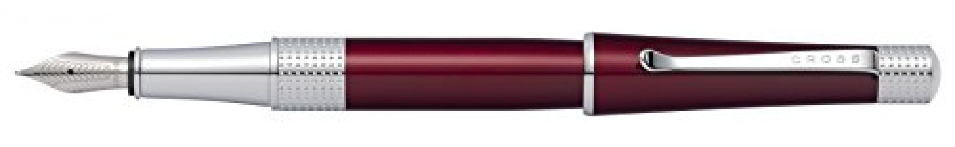 Pen　Red　Cross　Fountain　Lacquer,　Nib　(AT0496-11MS)　Beverly,　Medium