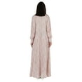thumbnail image 4 of Bimba Printed Long Islamic Dress For Womens Round Neck Muslim Prayer Robe Dresses, 4 of 7