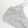thumbnail image 6 of CYRBOKO Bars for Girls, Cotton Comfortable Breathable Soft Cami Teen Girls Bras Gray Size S, 6 of 7