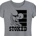 thumbnail image 3 of Peanuts - Stoked - Women's Short Sleeve Graphic T-Shirt, 3 of 6
