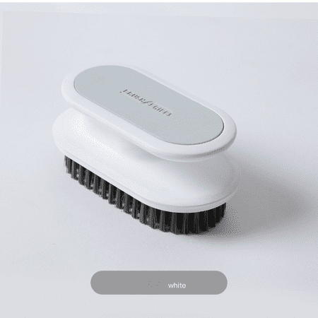 

white（1pices）Household laundry brush soft brush multi-functional plastic small brush cleaning brush shoe brush Shoes Brushes Care Clean