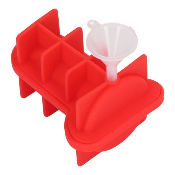 Molde de silicona para cubitos de hielo, divertido cubito de hielo de silicona, forma divertida, moldes multiusos, molde de silicona para cubitos de hielo para adultos, artesanía superior