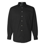 13CK010 Men's Cotton Stretch Shirt - Black - XXX-Large