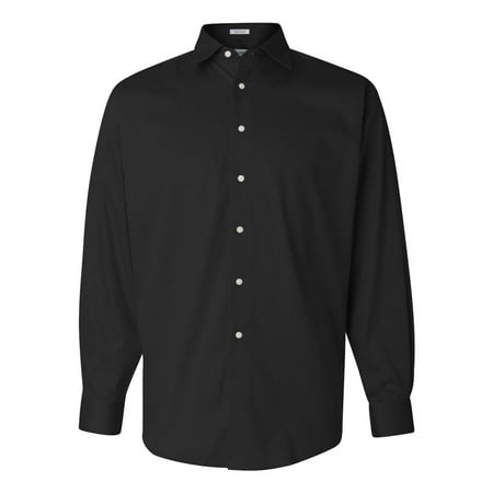 13CK010 Men's Cotton Stretch Shirt - Black - XXX-Large